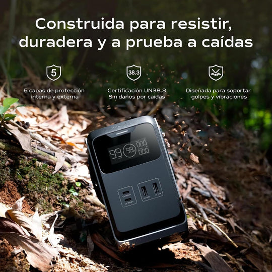 Estación Ecoflow Trail 200 DC con 192Wh/15Ah para Dispositvos USB