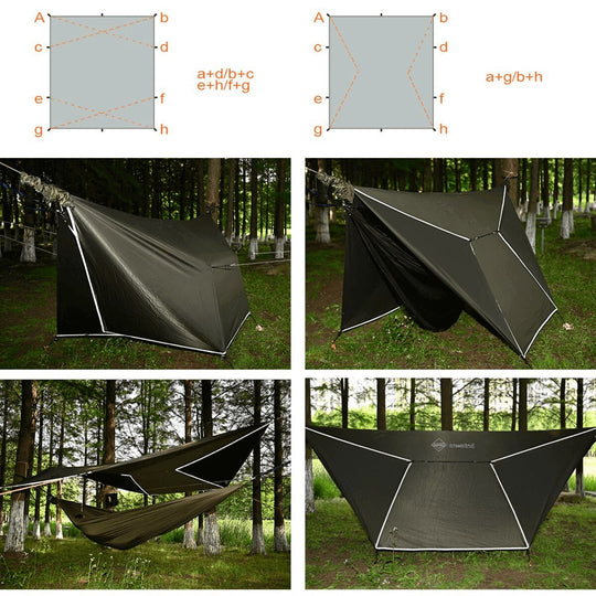 Toldo Onewind Billow Ultralight Tarp con Pórtico y Múltiples Configuraciones