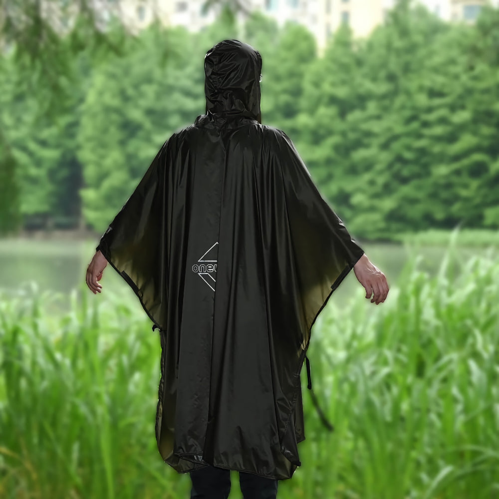 Poncho para Lluvia Onewind Rain Poncho Ultralight para Camping y Hiking
