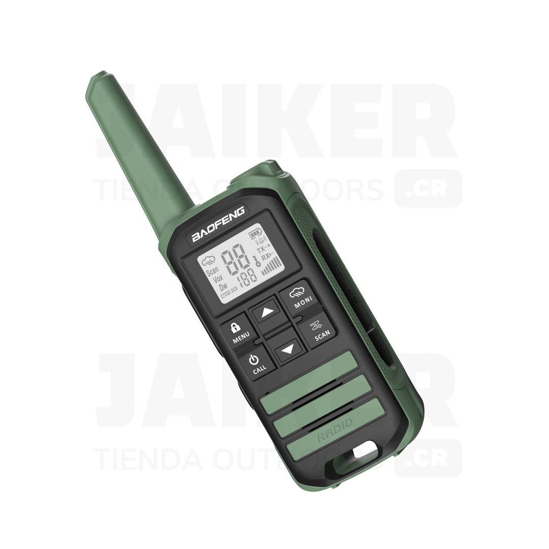 Radio Walkie-Talkie Baofeng FRS con 22 Canales UHF