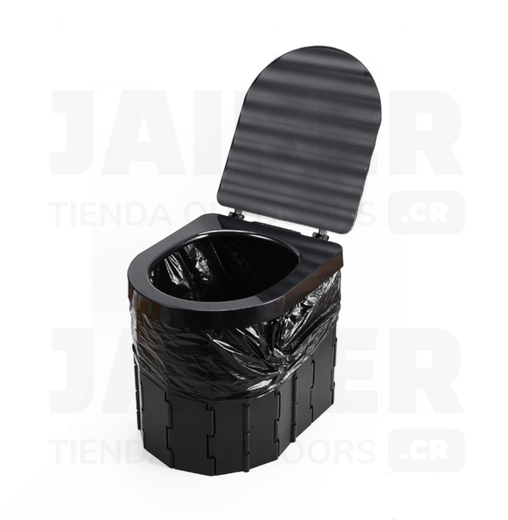 Sanitario o Basurero Portable y Plegable para Camping