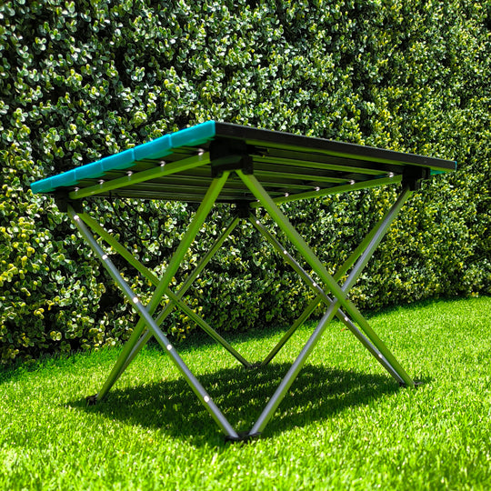 Mesa de Camping Pequeña, Plegable Compacta, Ligera, Portable