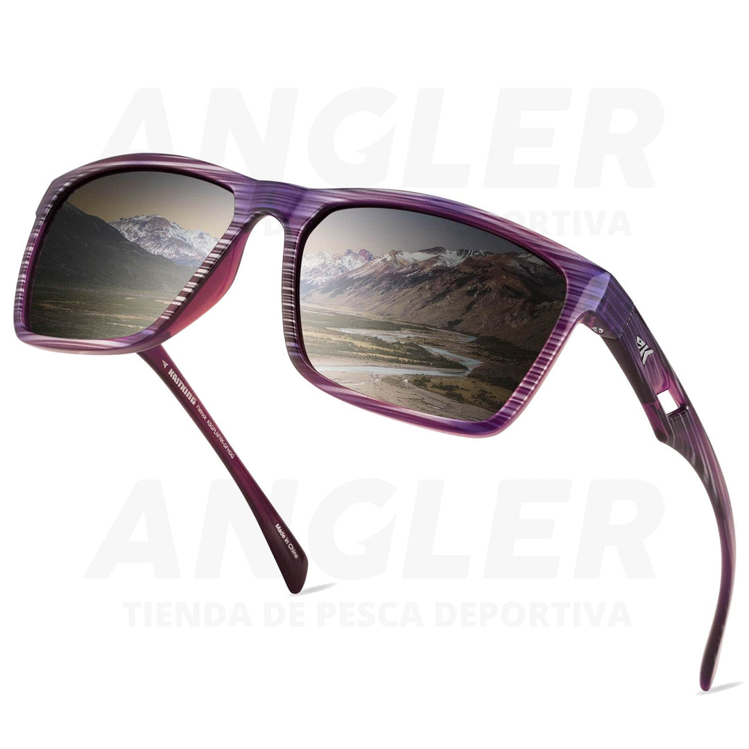 Gafas Polarizadas KastKing FlatRock - Protección UV 100%, Ultra Ligera