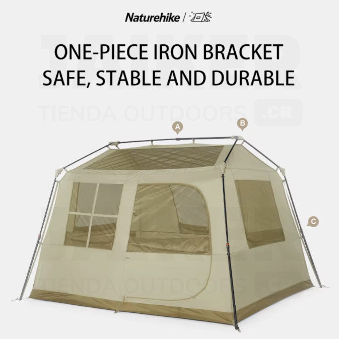 Tienda de Acampar NatureHike Village 6.0 Automática para 6 personas