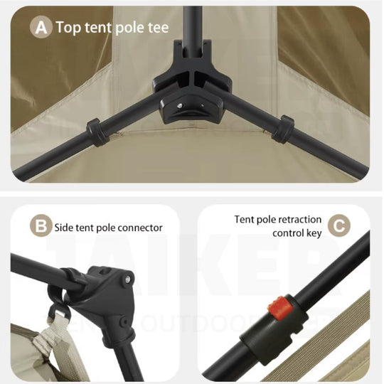 Tienda de Acampar NatureHike Village 6.0 Automática para 6 personas