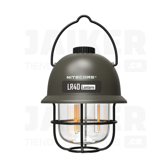 Lámpara de Camping Nitecore LT40 Recargable, Banco de Poder, 3 Modos