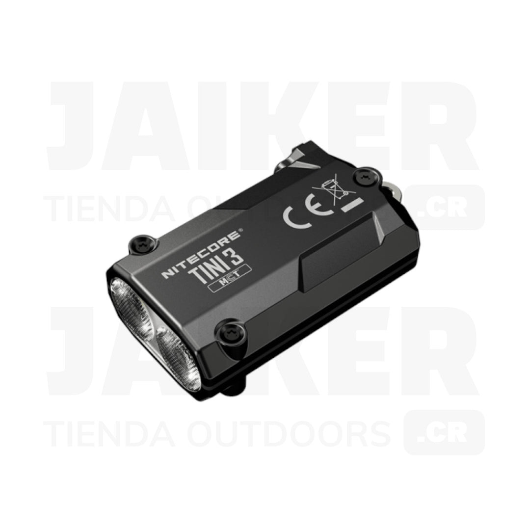Linterna de Llavero Nitecore TINI3 600 Lúmenes, Recargable
