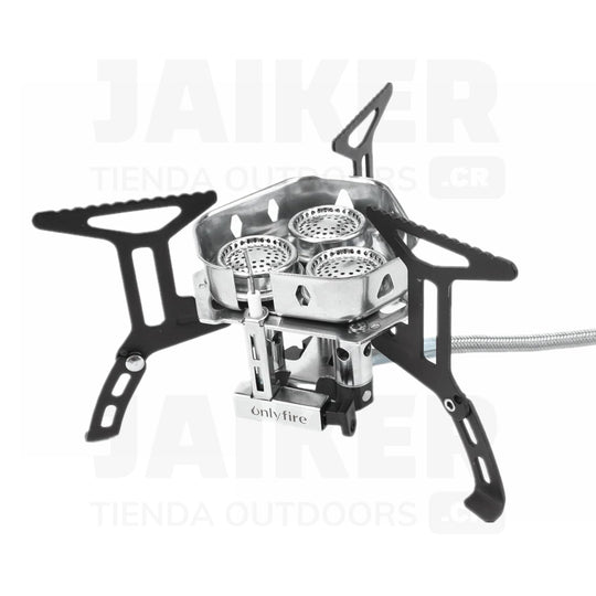 Estufa de Gas OnlyFire 6800W para Camping, Compacta y Estable