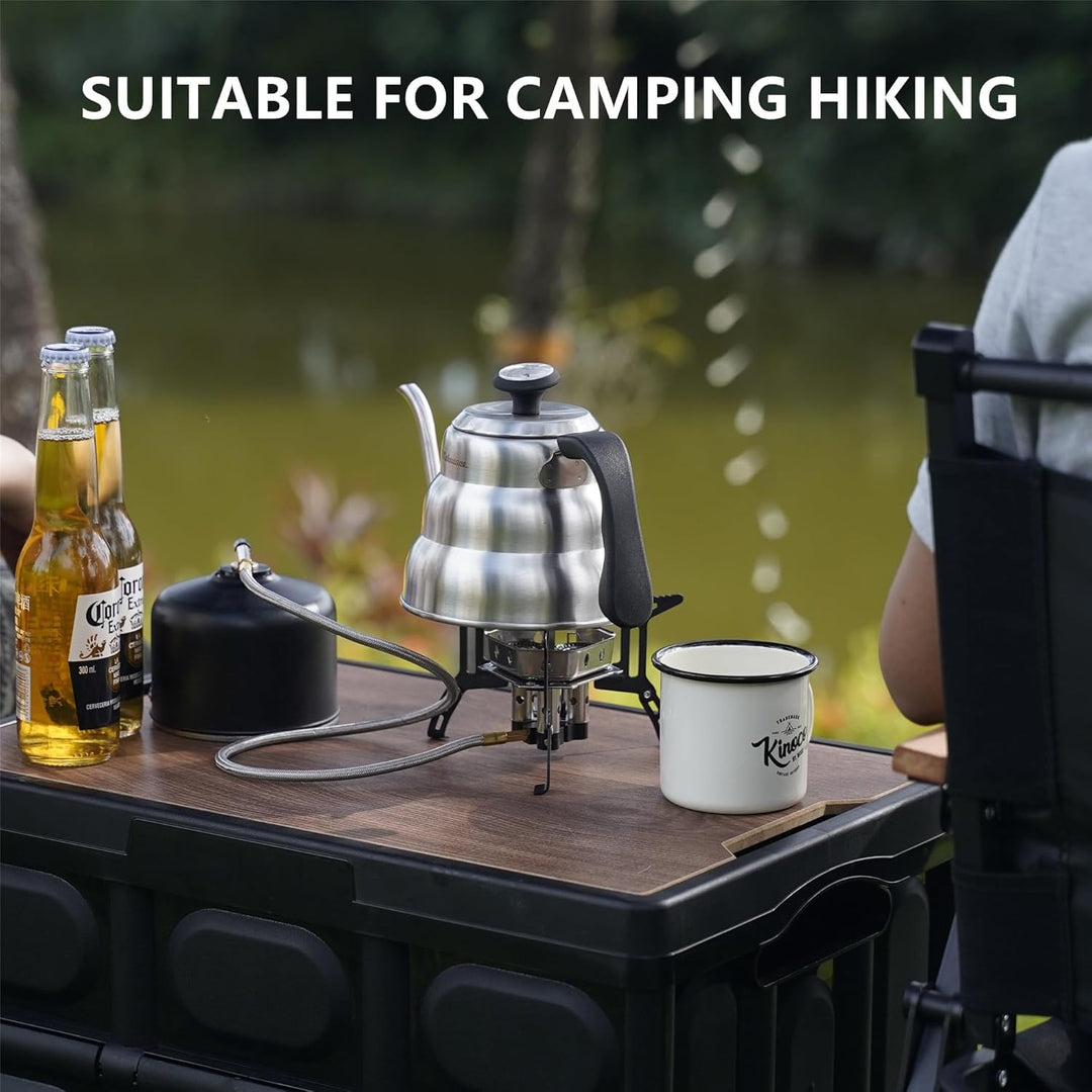 Estufa de Gas OnlyFire 6800W para Camping, Compacta y Estable