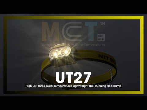 Lámpara de Cabeza Nitecore UT27 de 800 lúmenes - Ultra Ligera, Alto Rendimiento