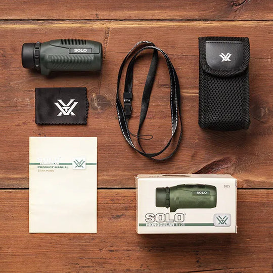 Monocular Vortex Solo 8x25mm para Avistamiento de Fauna y Objetivos a Distancia